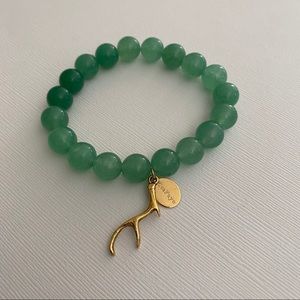 Handmade Natural Green Aventurine Beaded Bracelet